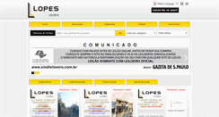 Desktop Screenshot of lopesleiloes.com.br